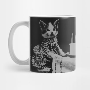 Pixel Chips gray edition Mug